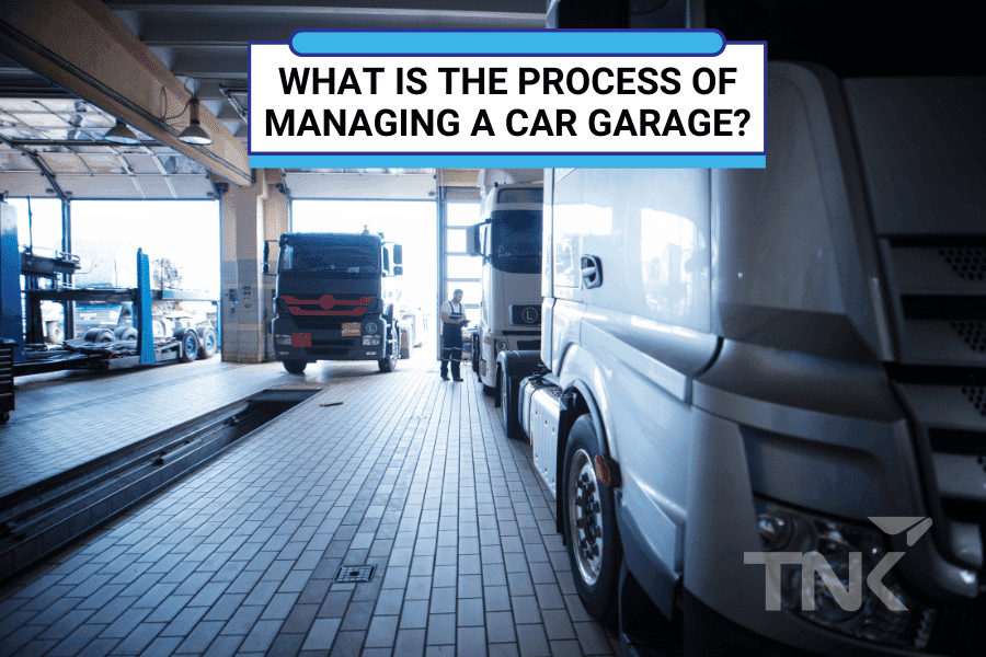 What is the car garage management process?