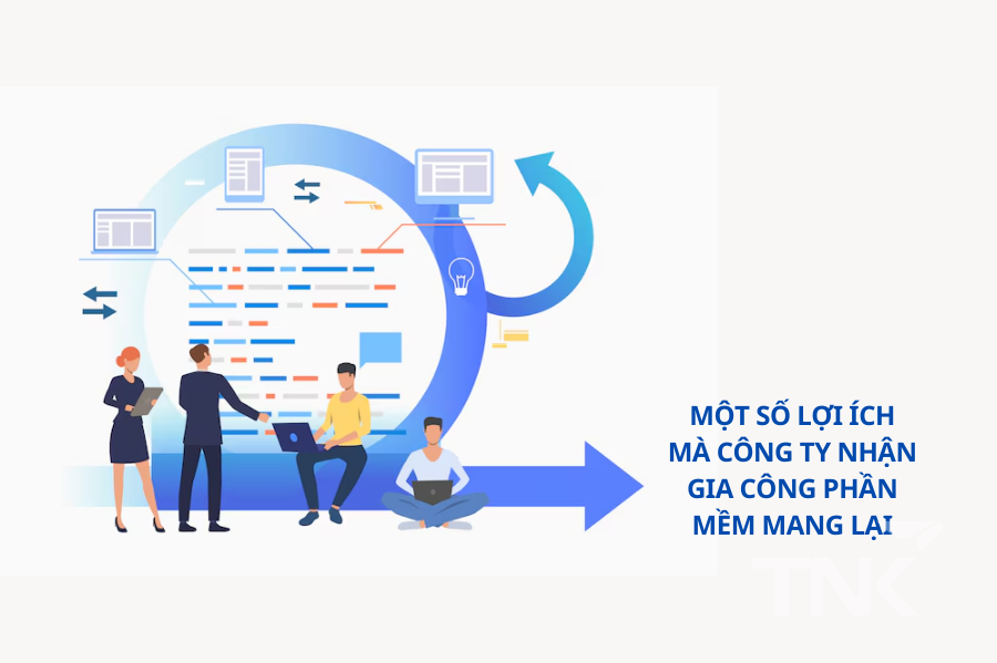 Một số lợi ích mà công ty nhận gia công phần mềm mang lại