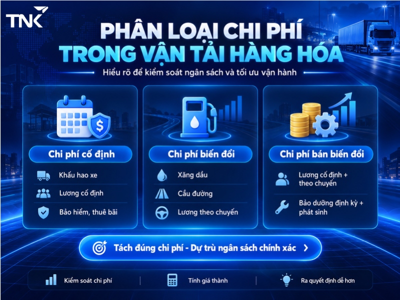 các loại chi phí trong vận tải các loại chi phí trong vận tải