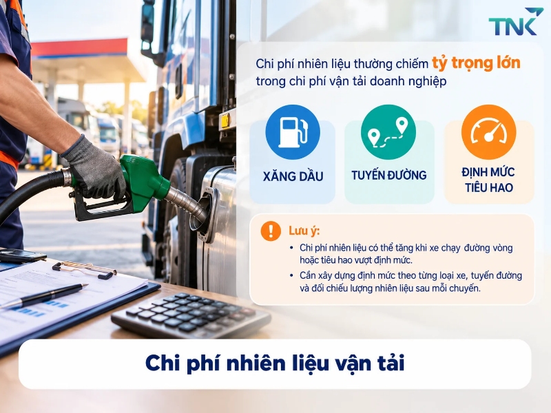 các khoản chi phí vận tải các khoản chi phí vận tải