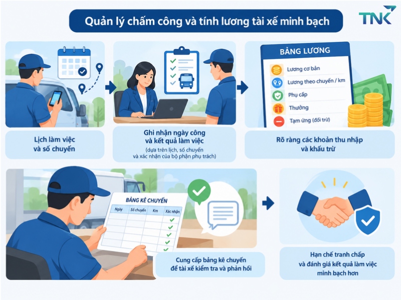quản lý đội ngũ lái xe quản lý đội ngũ lái xe
