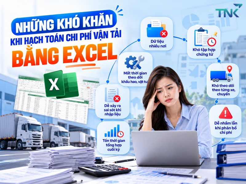 hạch toán chi phí vận tải