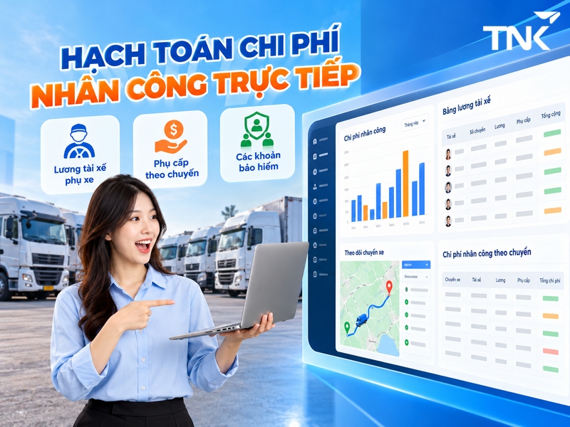 hạch toán chi phí vận tải