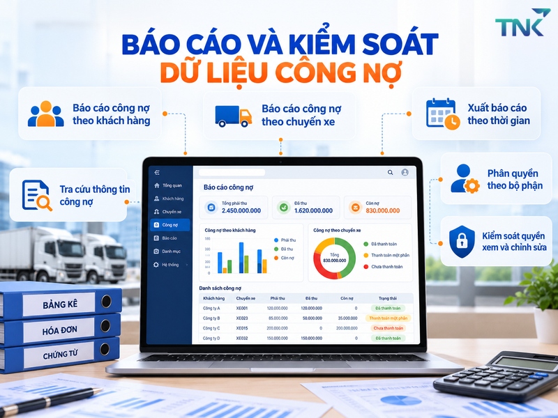 quản lý công nợ vận tải quản lý công nợ vận tải