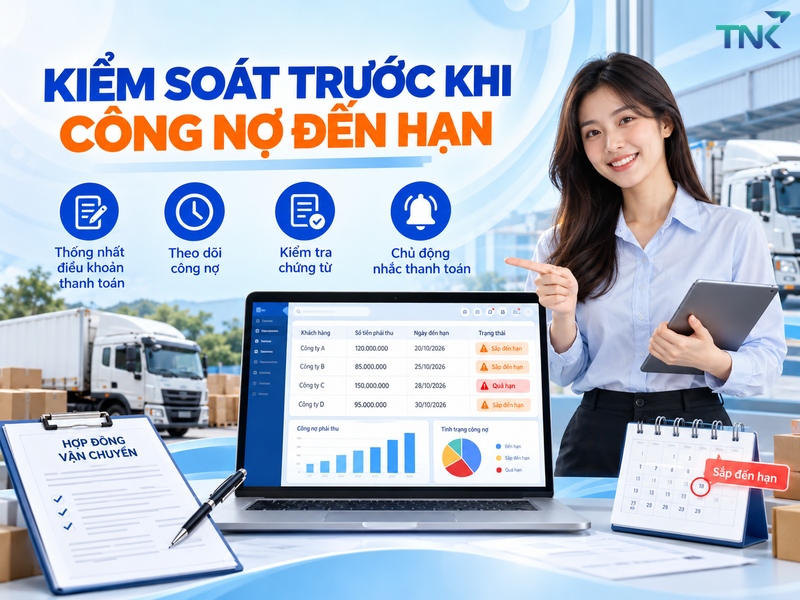 quản lý công nợ vận tải quản lý công nợ vận tải