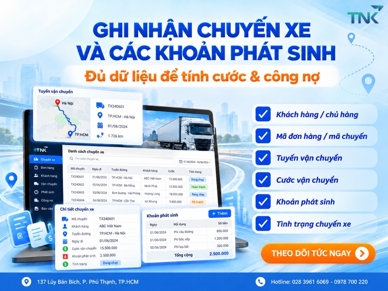 theo dõi công nợ vận tải theo dõi công nợ vận tải