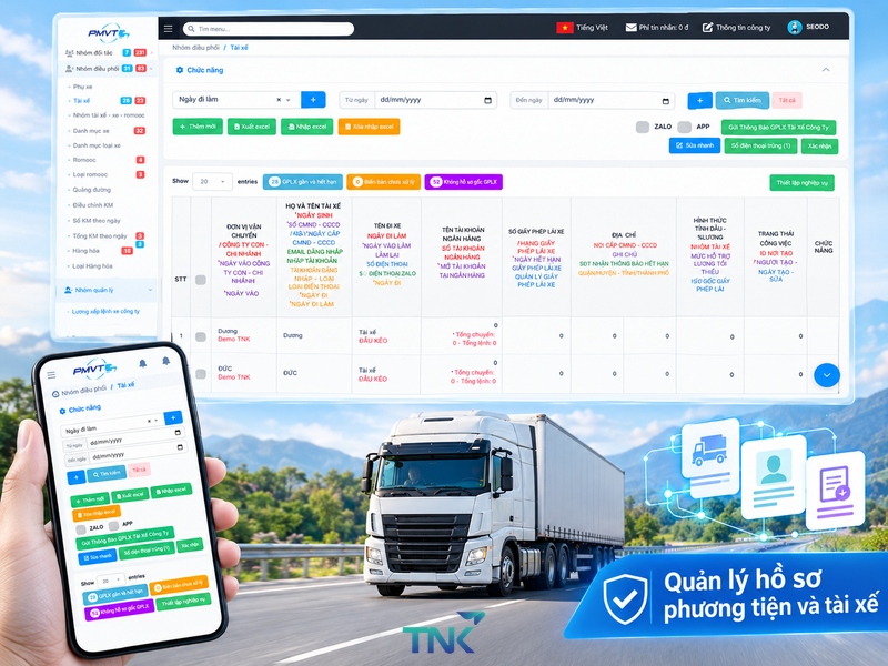quản lý xe tải doanh nghiệp quản lý xe tải doanh nghiệp