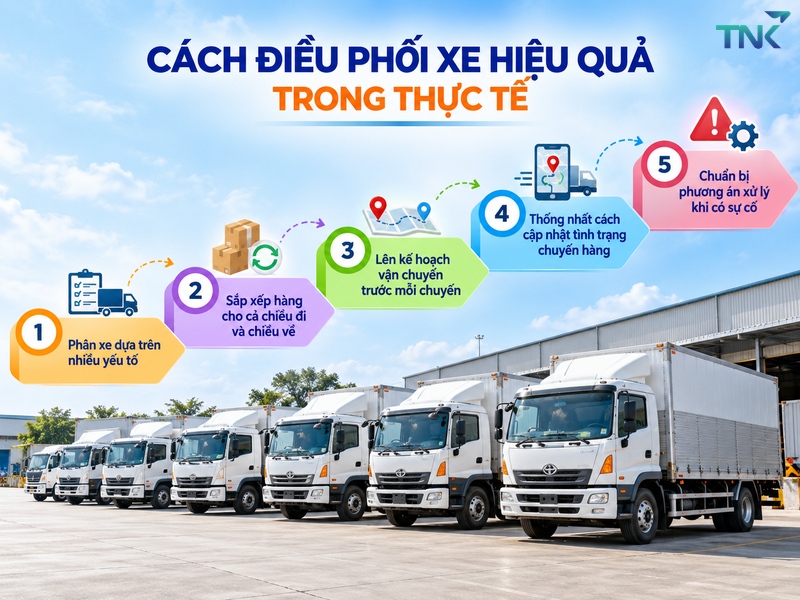 cách điều phối xe hiệu quả cách điều phối xe hiệu quả
